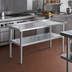 Thumbnail image #2 for Eagle Group 60-3/8 Inch x 24-3/8 Inch Griddle/Equipment Stand with Adjustable Galvanized Undershelf