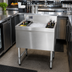 Thumbnail image #2 for Advance Tabco Underbar Basics 48-Inch Stainless Steel Cocktail Ice Bin, 12-Inch Deep, 161 lb Capacity