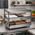 Thumbnail image #2 for Nemco 24-Inch Countertop Dual-Shelf Slanted Heated Food Merchandiser