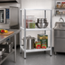 Thumbnail image #2 for New Age H.D. Series 2-Shelf All-Welded Heavy-Duty Aluminum Shelving Unit, 36W x 24D x 48H