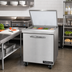 Thumbnail image #2 for Continental Refrigerator Mighty Top 27-Inch One-Section Refrigerated Sandwich Prep Table with Solid Door and 12-Pan Capacity