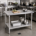 Thumbnail image #2 for John Boos Stallion 48-Inch W x 30-Inch D Stainless Steel Top Work Table with Adjustable Undershelf