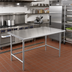Thumbnail image #2 for Advance Tabco 60 Inch x 36 Inch 16 Gauge 304 Stainless Steel Flat Top Work Table