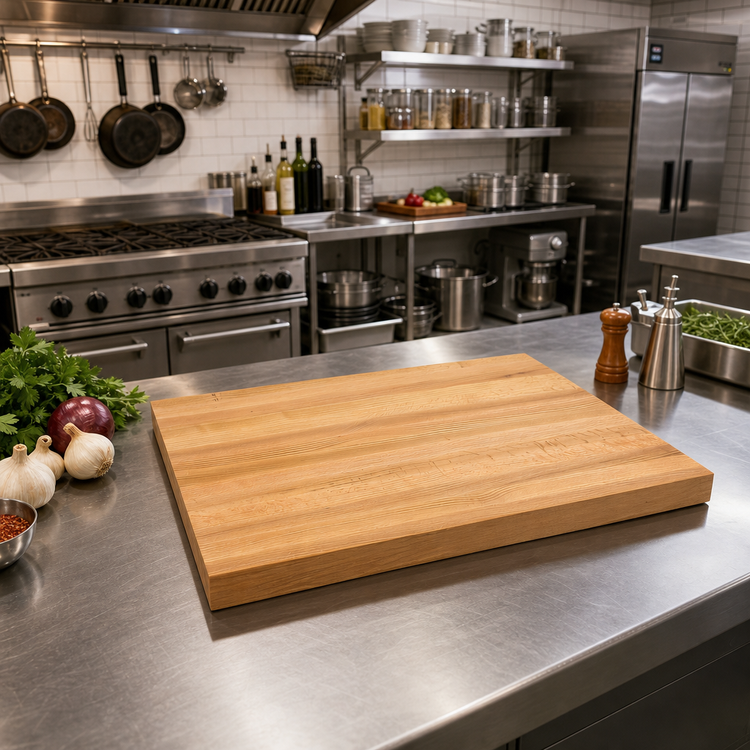 Product image #2 for Appalachian Red Oak Edge Grain Kitchen Countertop, 18 x 25 x 1-1/2 Inch Thick