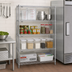 Thumbnail image #2 for Metro Super Erecta 4-Shelf Stationary Wire Shelving Starter Unit, 42 x 21 x 63 Inches, Chrome Plated