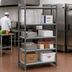 Thumbnail image #2 for Cambro Camshelving Basics Plus 21-Inch Deep x 54-Inch Long x 84-Inch High 4-Tier Solid Stationary Starter Shelving Unit