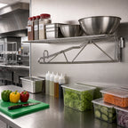 Thumbnail image #3 for Quantum CB18S 18-Inch 304 Stainless Steel Single-Post Cantilever Wall-Mount Bracket Set