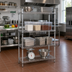 Thumbnail image #2 for Advance Tabco Special Value Heavy-Duty Chrome Plated Wire Shelf, 36W x 14D
