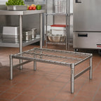Thumbnail image #2 for Metro Super Erecta HP53S Stainless Steel Dunnage Rack with Lift-Off Mat, 36 x 24 x 14-1/2 Inch, 1600 lb. Capacity