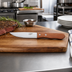 Thumbnail image #2 for Winco Jumbo Steak Knife with 5-Inch Stainless Steel Blade and Oak Wood Handle