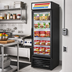 Thumbnail image #2 for True 1-Section Glass Door Freezer Merchandiser with Health Safety Timer, Triple-Pane Hinged Door