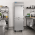 Thumbnail image #3 for Beverage-Air Cross Temp® Full-Height Convertible Reach-In Refrigerator/Freezer, 1-Section, 23.1 Cu. Ft., Top-Mounted Self-Contained, 2 Half Solid Doors