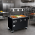 Thumbnail image #2 for Vollrath 2-Series Affordable Portable Deluxe 4-Well Mobile Hot Food Station with Buffet Breath Guard