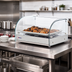 Thumbnail image #2 for Countertop Full-Service Hot Food Display Warmer with Curved Glass, 25 L