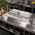 Thumbnail image #3 for John Boos Drop-In Stainless Steel Ice Bin with 10-Circuit Cold Plate and Sliding Lid