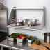 Thumbnail image #2 for Eagle Group 63-Inch Wall-Mounted Tubular Rack Shelf, 14/304 Stainless Steel, Knock-Down