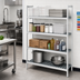 Thumbnail image #2 for 4-Tier Perforated Polymer Shelving Expansion Kit, 66-Inch H x 38-Inch W x 18-Inch D
