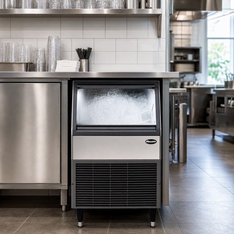 Product image #2 for Follett UMD414A80 Maestro Plus Undercounter Air-Cooled Micro Chewblet Ice Machine with 75 lb Bin