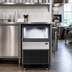 Thumbnail image #2 for Follett UMD414A80 Maestro Plus Undercounter Air-Cooled Micro Chewblet Ice Machine with 75 lb Bin