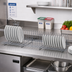Thumbnail image #2 for Quantum Store Grid Tray Drying Rack, 46-1/2 x 14 x 11-1/4 Inches, Gray Epoxy Antimicrobial Finish