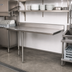 Thumbnail image #2 for Eagle Group 48-Inch Straight Clean Dishtable, Left-to-Right, 16/304 Stainless Steel Top