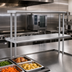 Thumbnail image #2 for Flex-Master 48-Inch Stainless Steel Table-Mount Overshelf Post Pair for Hot Food Tables
