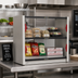 Thumbnail image #3 for Metro2Go 2-Shelf Grab & Go Countertop Hot Station with Sliding Polycarbonate Doors