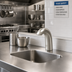 Thumbnail image #2 for WaveCrest Touchless Electronic Sensor Lavatory Faucet, Single-Hole Deck Mount, Brushed Nickel, 0.5 GPM
