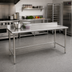 Thumbnail image #2 for BlendPort® Budget Series Stainless Steel Open Base Work Table with 4-1/2