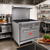 Thumbnail image #3 for General 36-Inch Natural Gas Open Burner Range with Convection Oven