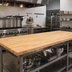 Thumbnail image #2 for Boos Block Blended Edge Grain Northern Hard Rock Maple Kitchen Countertop, 108 x 27 x 1-1/2 Inch, Penetrating Oil Finish