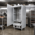 Thumbnail image #2 for MasterRange 30-Inch Propane Gas Smokehouse with Left-Hinged Door and Standard Galvanized Exterior