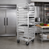 Thumbnail image #2 for Eagle Lifetime Series Heavy-Duty Stepped-Angle Roll-In Refrigerator Rack, 25 x 26 x 64 Inch, 3-Inch Slide Centers