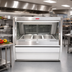 Thumbnail image #2 for Howard-McCray 40E Series CHS40E-6 Full-Service Hot Food Case, 4 Wells, 76.5 Inch, White Exterior