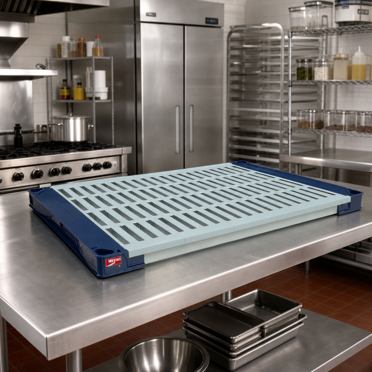 Product image #2 for MetroMax 4 54 x 21 Inch Open Grid Polymer Shelf, 600 lb. Capacity