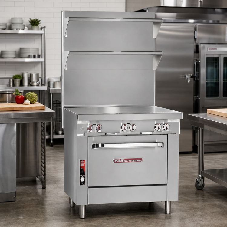 Product image #2 for Southbend Platinum Heavy Duty Spreader Cabinet with 12-Inch Solid Top, Cabinet Base, and 6-Inch Legs