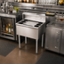 Thumbnail image #2 for Eagle Group 2200 Series Modular Underbar Cocktail Unit Bar Ice Bin with Sliding Cover