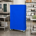 Thumbnail image #2 for Quantum 400 Denier Blue Nylon Wire Cart Cover with Zipper Flap, 24 x 36 x 74 Inches