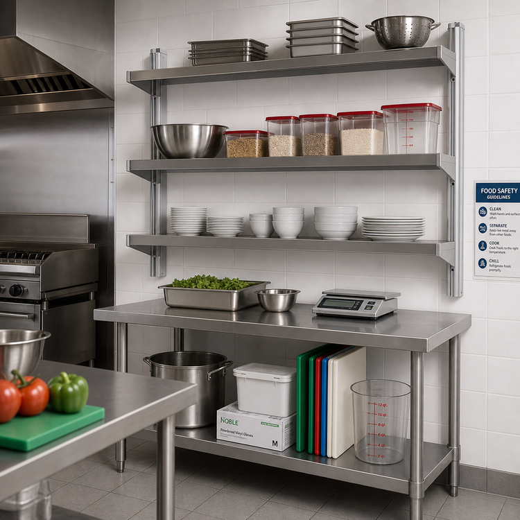 Product image #2 for Eagle Group MMU/A-9 108-Inch Wall-Mounted Cantilevered Shelving Upright, Aluminum