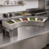 Thumbnail image #2 for Randell 30-Inch Drop-In Curved Refrigerated Cold Food Well, 2-Pan, Full-Size, Self-Contained R290