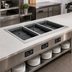 Thumbnail image #2 for Vollrath 3-Well Modular Induction Dry Hot Food Well Drop-In, 208-240V