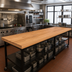 Thumbnail image #2 for Appalachian Blended Edge Grain Red Oak Island Countertop, 96 x 27 Inch, Varnique Finish
