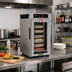 Thumbnail image #3 for Metro HotBlox Narrow 8-Pan Pass-Thru Countertop/Stacking Insulated Holding Cabinet, Digital Touchscreen, Clear Front Door/Solid Rear Door
