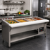 Thumbnail image #2 for Eagle Group 79-Inch Thermoplastic Cutting Board Replacement for HT5 5-Well Hot Food Table