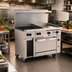 Thumbnail image #2 for Wolf Challenger XL 48-Inch Gas Restaurant Range with 4 Burners, 24-Inch Griddle, and Standard Oven