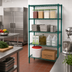 Thumbnail image #2 for Quantum Green Epoxy Antimicrobial Stationary Wire Shelving Starter Kit, 24