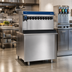 Thumbnail image #2 for Follett Vision VU300B8RP Single-Sided 8-Valve Ice/Beverage Dispenser with 300 lb Storage