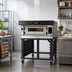 Thumbnail image #2 for Moretti Forni Amalfi A C18 Electric Single Deck Pizza Oven with Stand, 26 x 41-Inch Deck, 208V, 3-Phase
