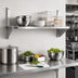 Thumbnail image #2 for New Age 20 x 48 Inch Adjustable Solid Aluminum Shelf with Marine Edge