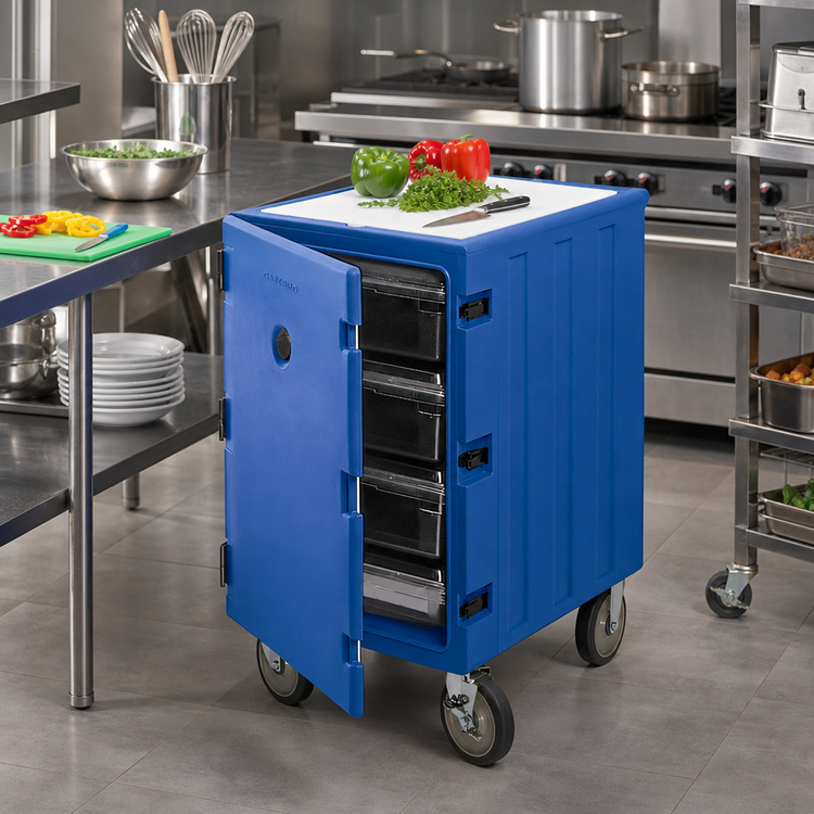Product image #3 for Cambro Camcart Insulated Food Storage Box Cart with Removable Cutting Board Top